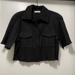Anine Bing - Scout Shirt- Black - XS